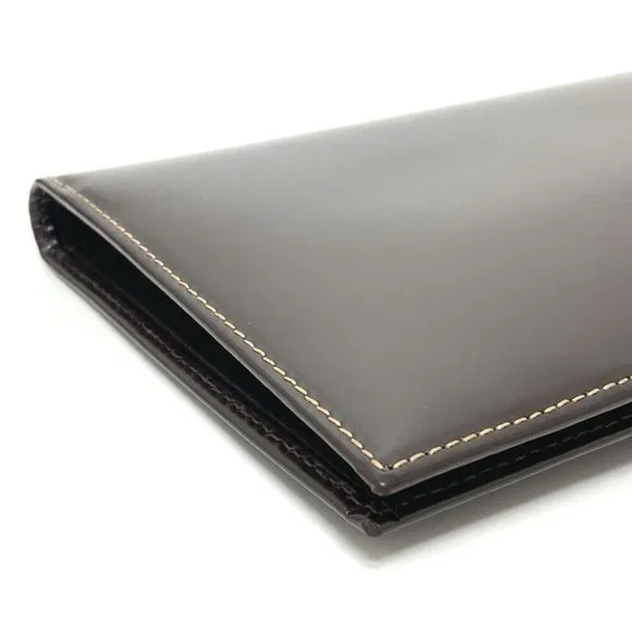 UNUSED PATEK PHILIPPE logo Novelty Two fold Travel case Brown - Picture 5 of 12